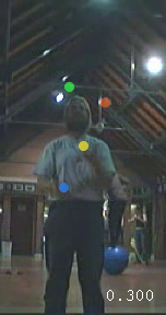 Jochen Voss, Juggling in the Cryfields sports pavilion