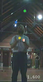 Jochen Voss, Juggling in the Cryfields sports pavillion