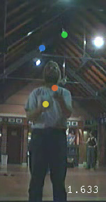 Jochen Voss, Juggling in the Cryfields sports pavillion