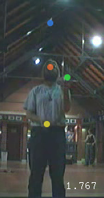 Jochen Voss, Juggling in the Cryfields sports pavillion