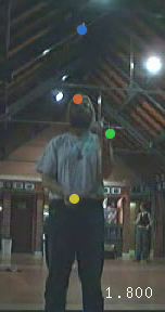 Jochen Voss, Juggling in the Cryfields sports pavillion