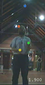 Jochen Voss, Juggling in the Cryfields sports pavillion