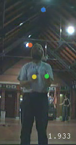 Jochen Voss, Juggling in the Cryfields sports pavillion