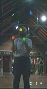 Jochen Voss, Juggling in the Cryfields sports pavillion